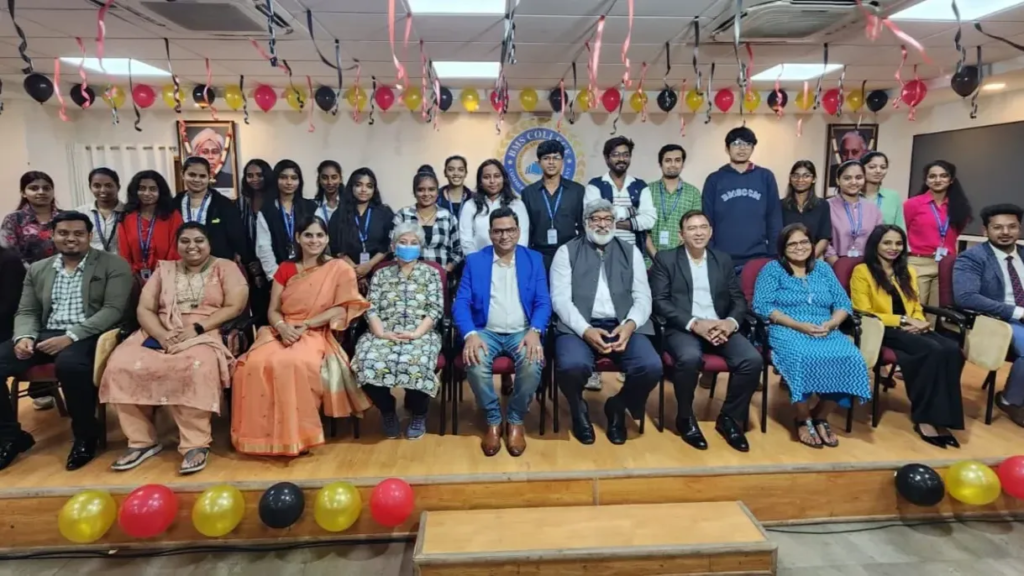 Ramkumar Sheshu with born to win program attendees.